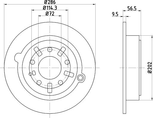 Mintex MDC1230 - Discofreno www.autoricambit.com