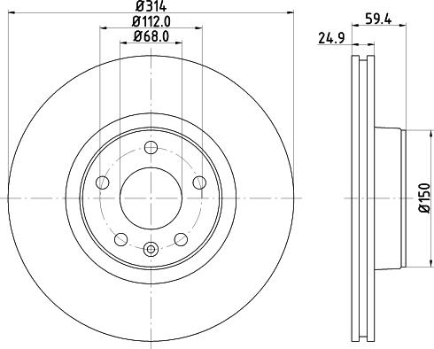 Mintex MDC1742 - Discofreno www.autoricambit.com