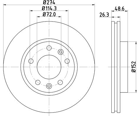 Mintex MDC1769 - Discofreno www.autoricambit.com