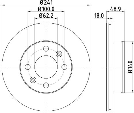 Mintex MDC1725C - Discofreno www.autoricambit.com