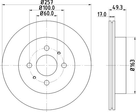 Mintex MDC1770 - Discofreno www.autoricambit.com