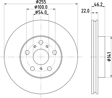 Mintex MDC893 - Discofreno www.autoricambit.com