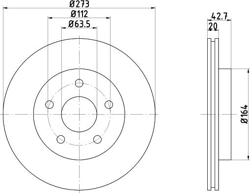 Mintex MDC841 - Discofreno www.autoricambit.com