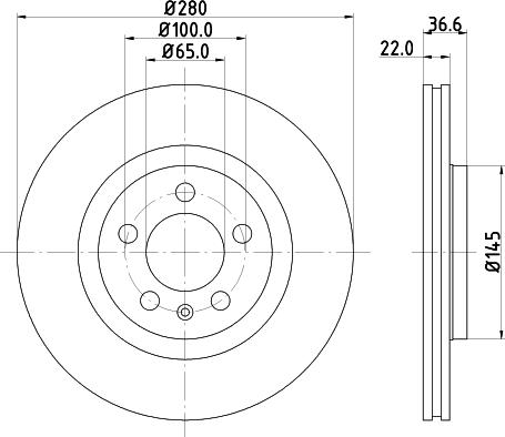 Mintex MDC80978C - Discofreno www.autoricambit.com