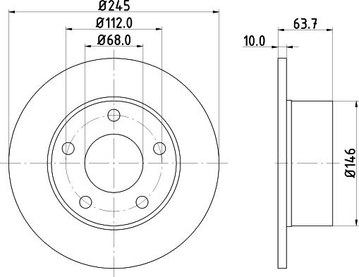 Mintex MDC80828C - Discofreno www.autoricambit.com