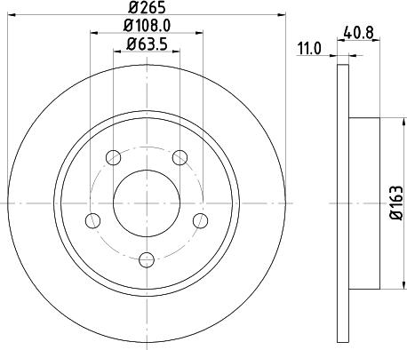 Mintex MDC81642C - Discofreno www.autoricambit.com