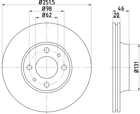 Mintex MDC816 - Discofreno www.autoricambit.com