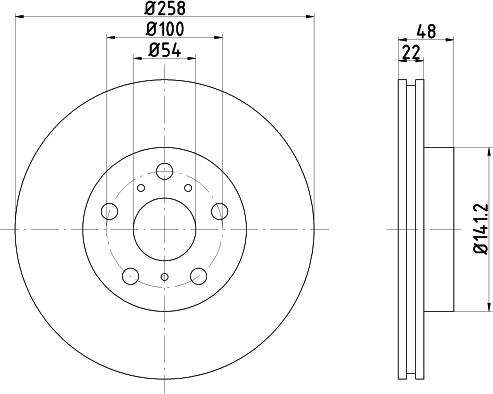 Mintex MDC881 - Discofreno www.autoricambit.com