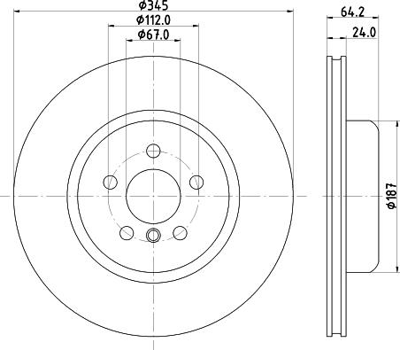 Mintex MDC83105C - Discofreno www.autoricambit.com