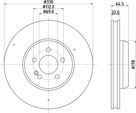 Mintex MDC83138C - Discofreno www.autoricambit.com