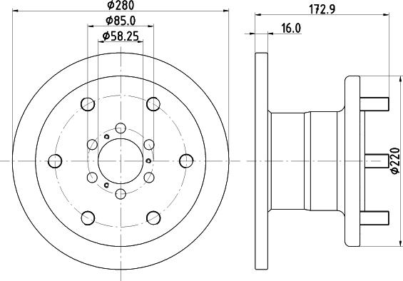 Mintex MDC837 - Discofreno www.autoricambit.com