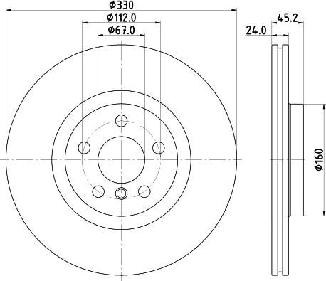 Mintex MDC82680C - Discofreno www.autoricambit.com