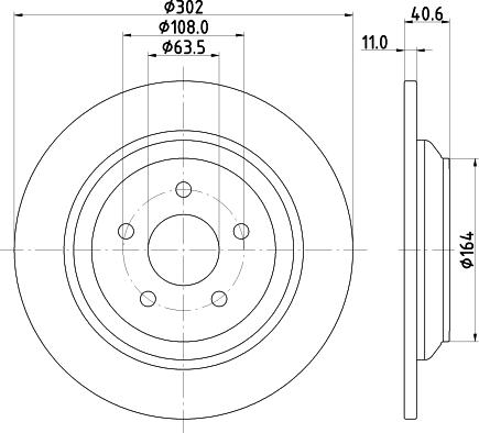 Mintex MDC82808C - Discofreno www.autoricambit.com