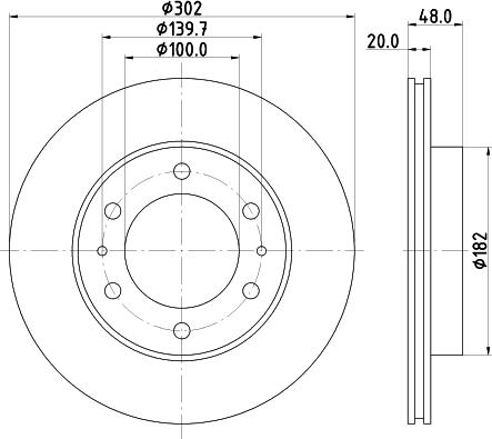 Mintex MDC879 - Discofreno www.autoricambit.com