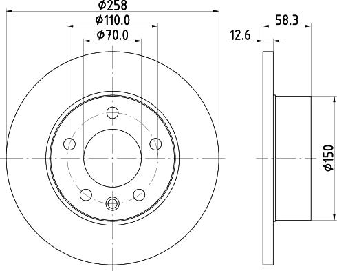 HELLA 8DD 355 101-411 - Discofreno www.autoricambit.com