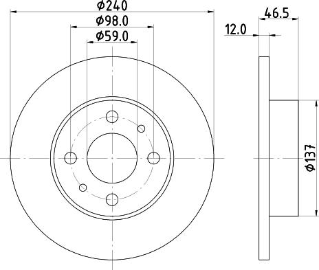 Mintex MDC359 - Discofreno www.autoricambit.com