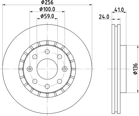 Mintex MDC3007C - Discofreno www.autoricambit.com