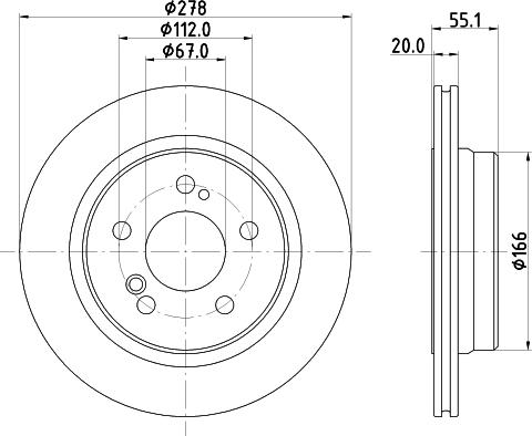 Mintex MDC3034C - Discofreno www.autoricambit.com