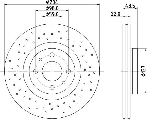 Mintex MDC3186C - Discofreno www.autoricambit.com