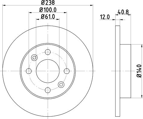 Mintex MDK0175 - Kit freno, Freno a disco www.autoricambit.com