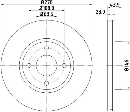 Mintex MDC2481 - Discofreno www.autoricambit.com