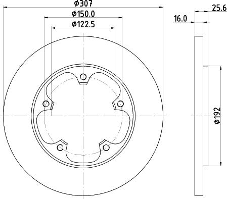 Mintex MDC2694 - Discofreno www.autoricambit.com