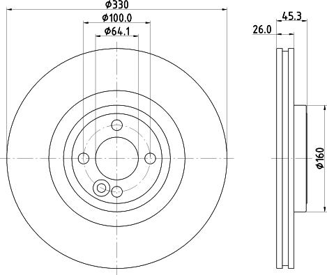 Mintex MDC2691 - Discofreno www.autoricambit.com