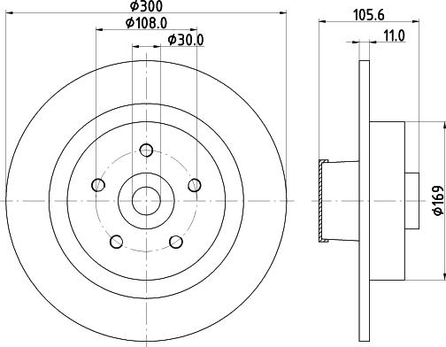 Mintex MDC2620 - Discofreno www.autoricambit.com