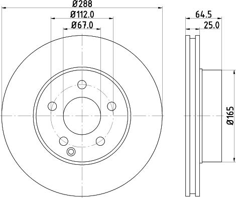 Mintex MDC2057C - Discofreno www.autoricambit.com