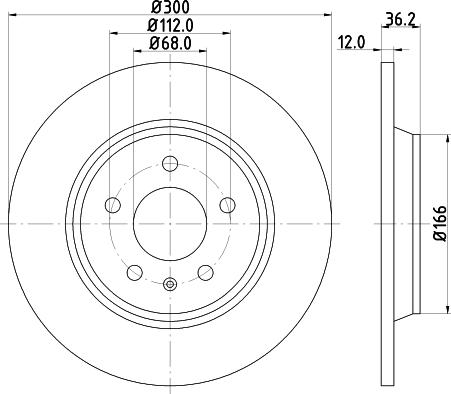 Mintex MDC2003C - Discofreno www.autoricambit.com