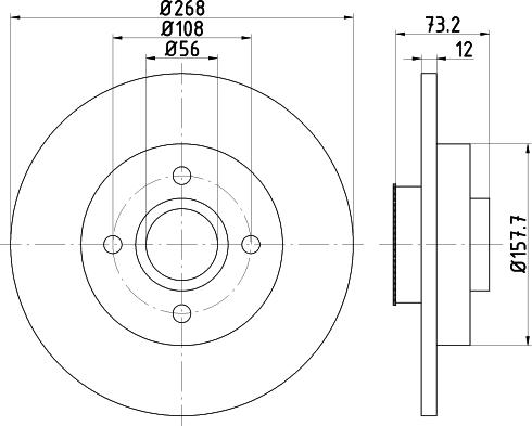 Mintex MDC2030 - Discofreno www.autoricambit.com