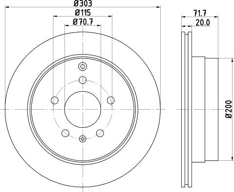 Mintex MDC2020 - Discofreno www.autoricambit.com