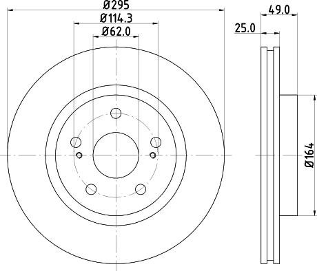 Mintex MDC2028 - Discofreno www.autoricambit.com