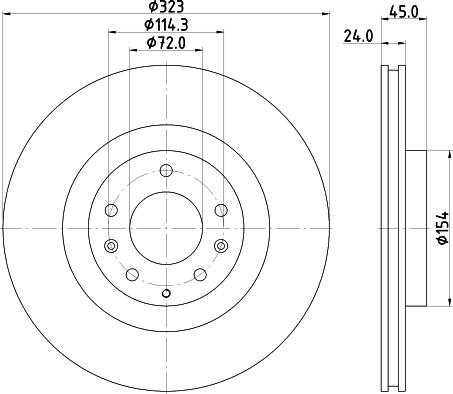 Mintex MDC2075 - Discofreno www.autoricambit.com