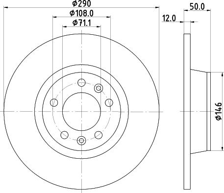 Mintex MDC2193 - Discofreno www.autoricambit.com