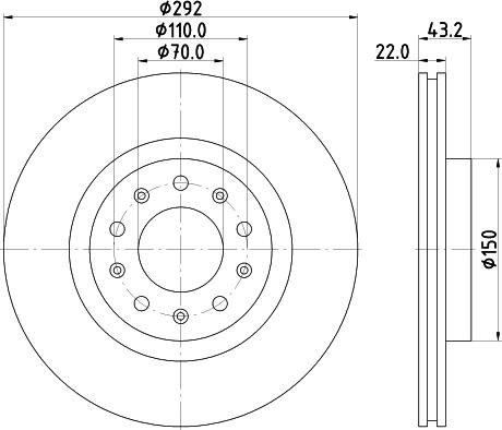 Mintex MDC2160 - Discofreno www.autoricambit.com