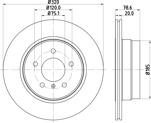 Mintex MDC2186 - Discofreno www.autoricambit.com