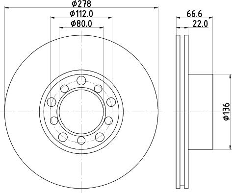 Mintex MDC213 - Discofreno www.autoricambit.com