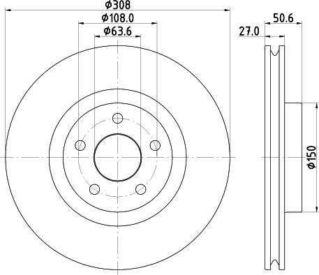 Mintex MDC2892C - Discofreno www.autoricambit.com