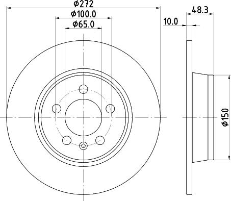 Mintex MDC2800C - Discofreno www.autoricambit.com