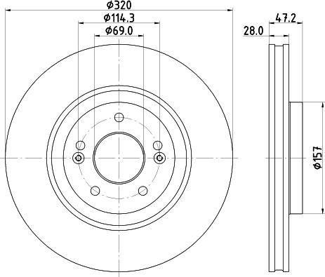 Mintex MDC2888C - Discofreno www.autoricambit.com