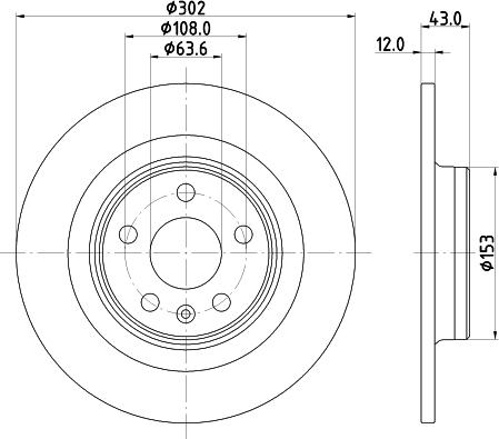 Mintex MDC2838C - Discofreno www.autoricambit.com