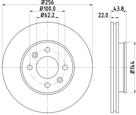 Mintex MDC2344 - Discofreno www.autoricambit.com