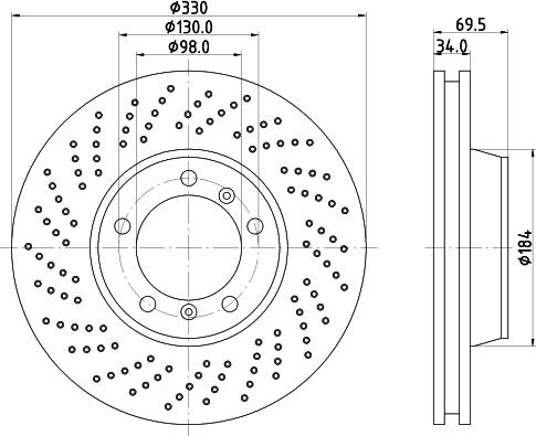 Mintex MDC2354L - Discofreno www.autoricambit.com