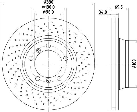 Mintex MDC2354R - Discofreno www.autoricambit.com