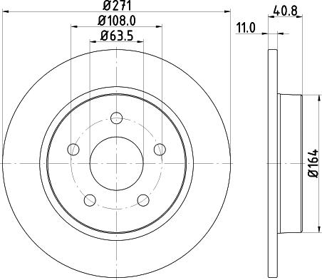 Mintex MDC2358 - Discofreno www.autoricambit.com