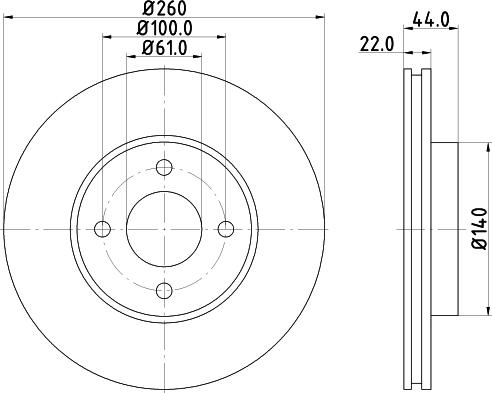 Mintex MDC2365 - Discofreno www.autoricambit.com