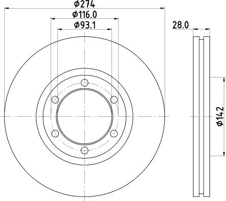 Mintex MDC2326 - Discofreno www.autoricambit.com