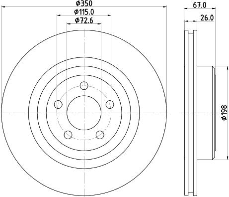 Mintex MDC2320 - Discofreno www.autoricambit.com