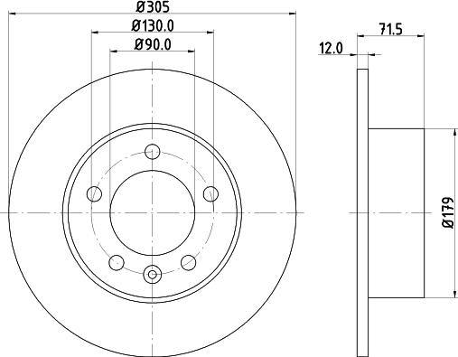 Mintex MDC2241 - Discofreno www.autoricambit.com